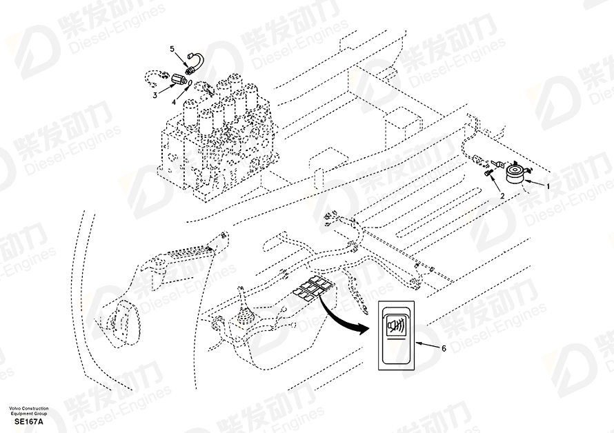 VOLVO Alarm 14529135 Drawing
