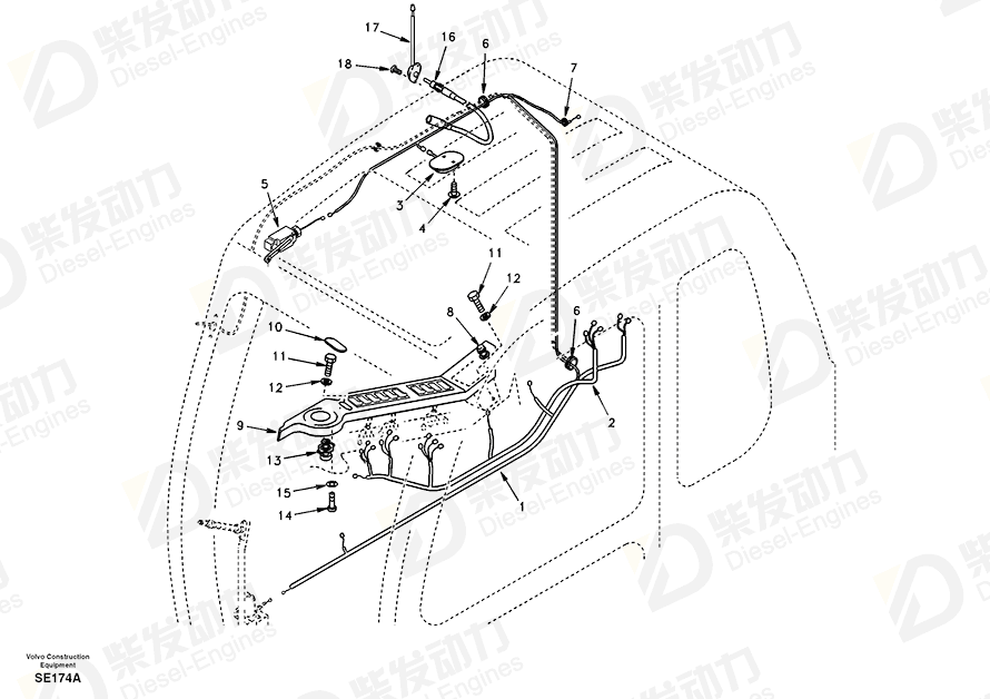 VOLVO Grommet SA9751-11603 Drawing