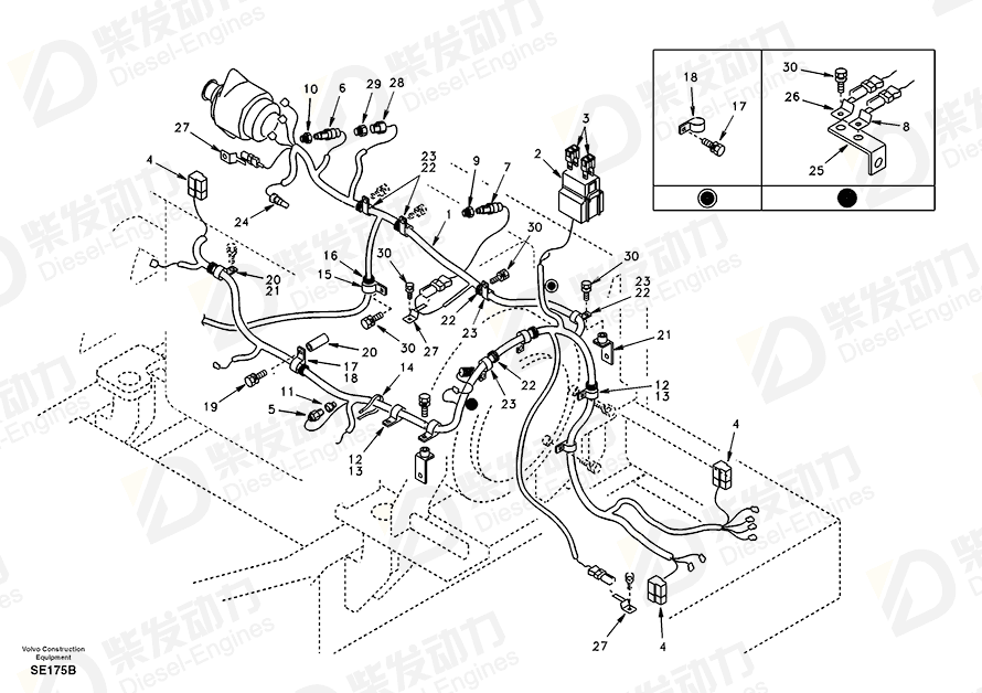 VOLVO Switch SA1022-05140 Drawing