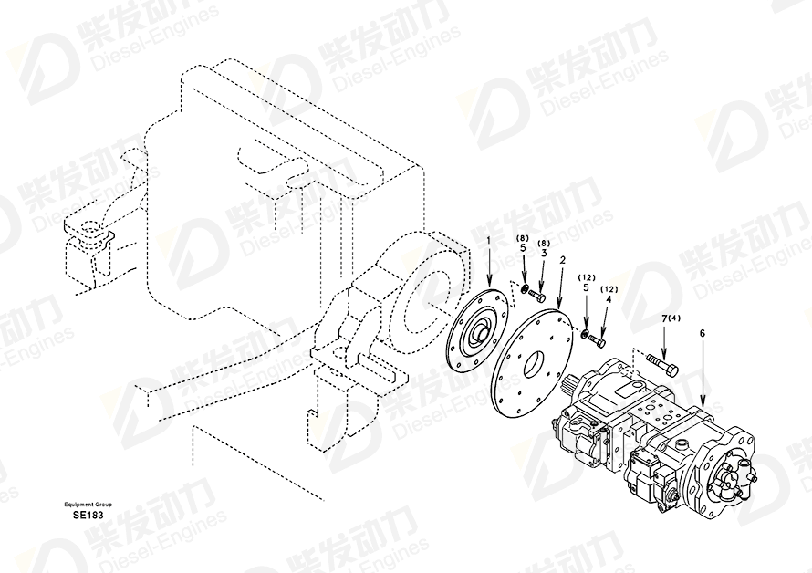 VOLVO Coupling SA1012-01530 Drawing