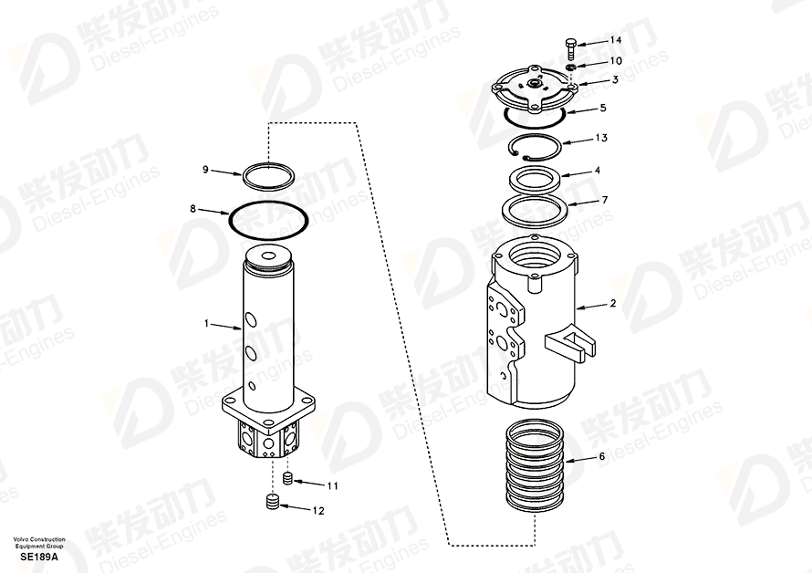 VOLVO O-ring SA9511-12120 Drawing