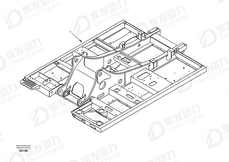 VOLVO Frame SA1151-08330 Drawing