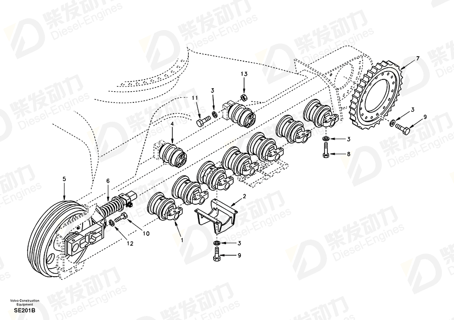 VOLVO Guard SA1181-01311 Drawing