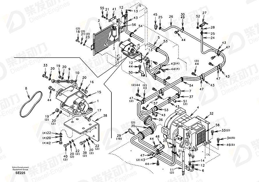 VOLVO Bolt SA9041-21009 Drawing