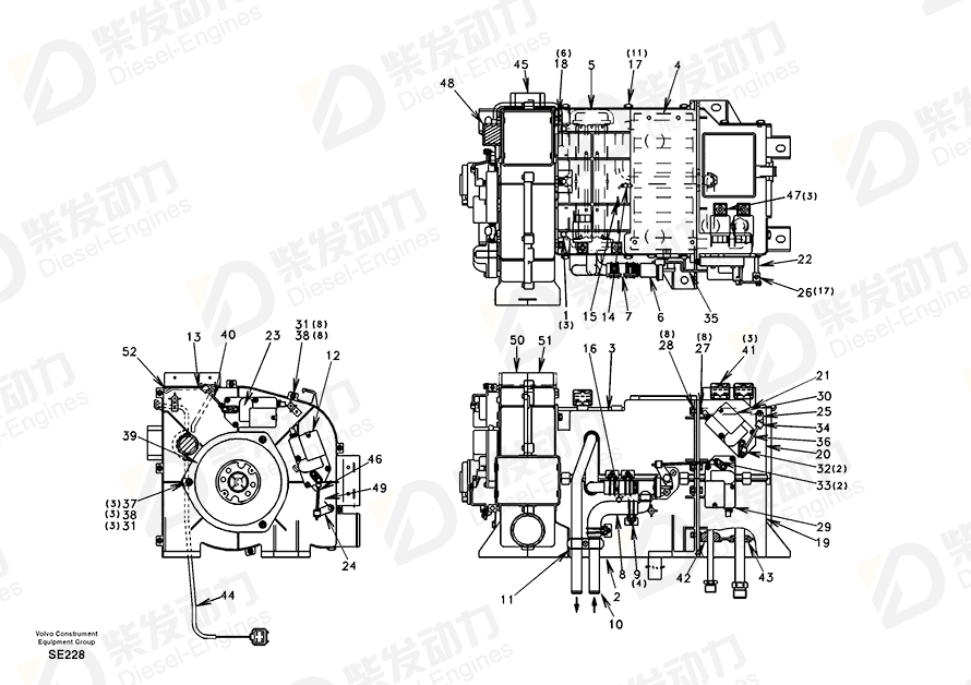 VOLVO Pipe SA2025-01890 Drawing VOLVO Pipe SA2025-01890 Drawing