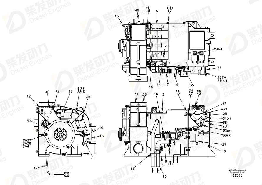 VOLVO Fan 14500779 Drawing