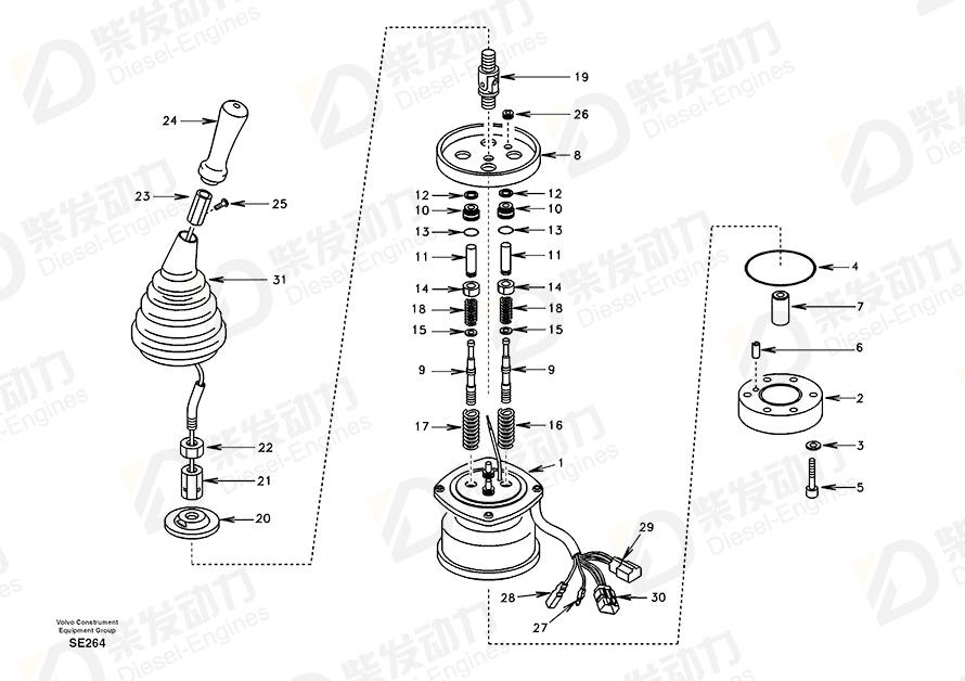 VOLVO Bushing 14500125 Drawing