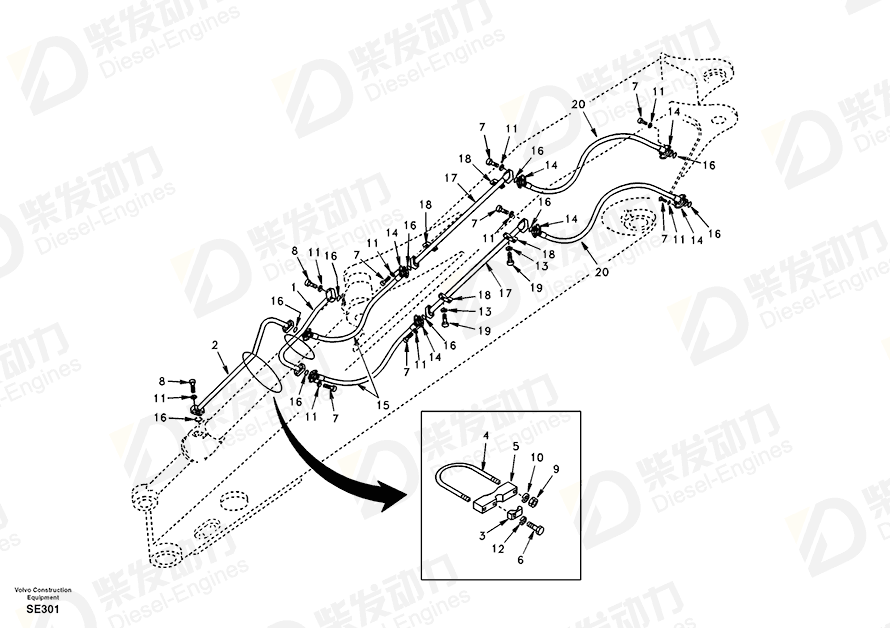 VOLVO Plate SA1074-04690 Drawing VOLVO Plate SA1074-04690 Drawing