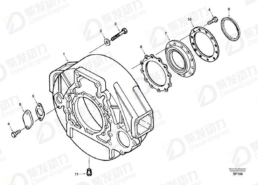 VOLVO Ring SA3883622 Drawing