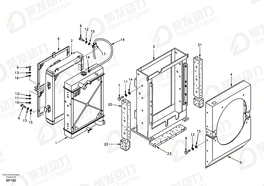 VOLVO Guard SA1115-01831 Drawing