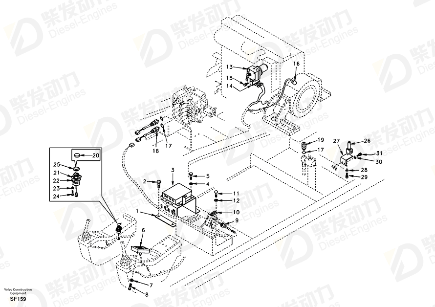 VOLVO Control unit 14514297 Drawing VOLVO Control unit 14514297 Drawing