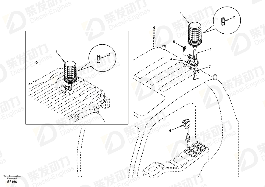 VOLVO Wire harness SA1123-05170 Drawing VOLVO Wire harness SA1123-05170 Drawing