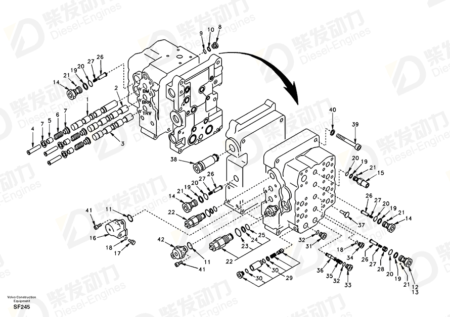 VOLVO Cap SA8230-11960 Drawing