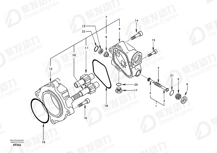 VOLVO Case 14502644 Drawing