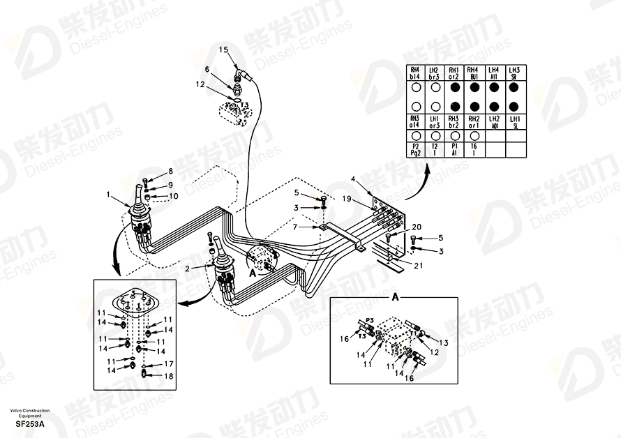 VOLVO Plate 14510704 Drawing