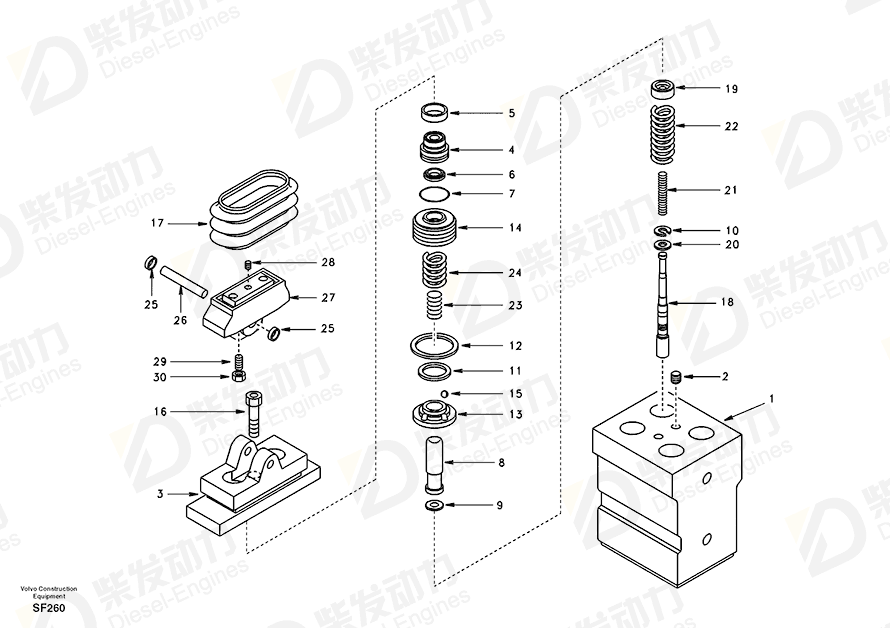 VOLVO Pedal SA1148-00081 Drawing VOLVO Pedal SA1148-00081 Drawing