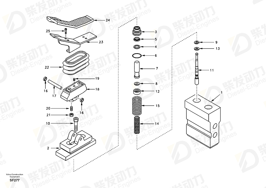 VOLVO Casing SA8230-19520 Drawing