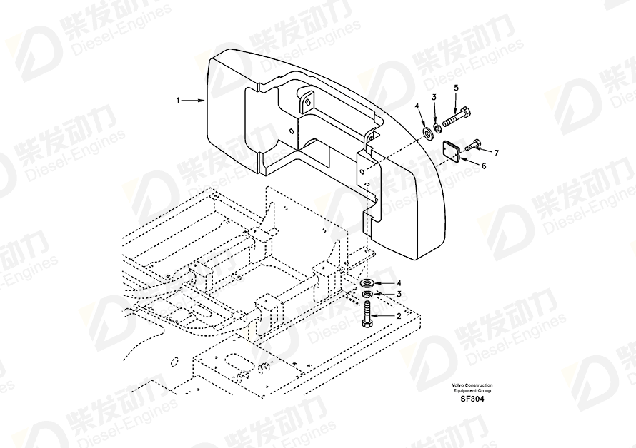 VOLVO Bolt 14505392 Drawing