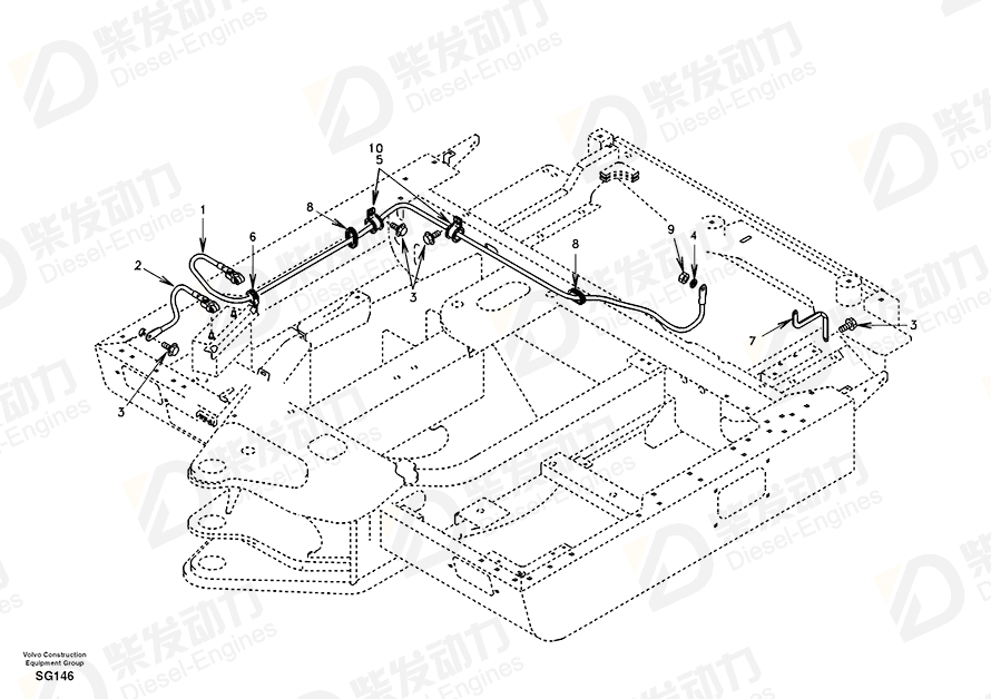 VOLVO Grommet SA1122-02760 Drawing