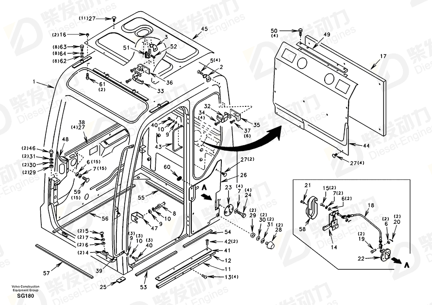 VOLVO Hexagon screw SA9011-21007 Drawing