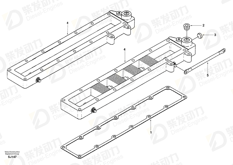 VOLVO Connector SA3927991 Drawing