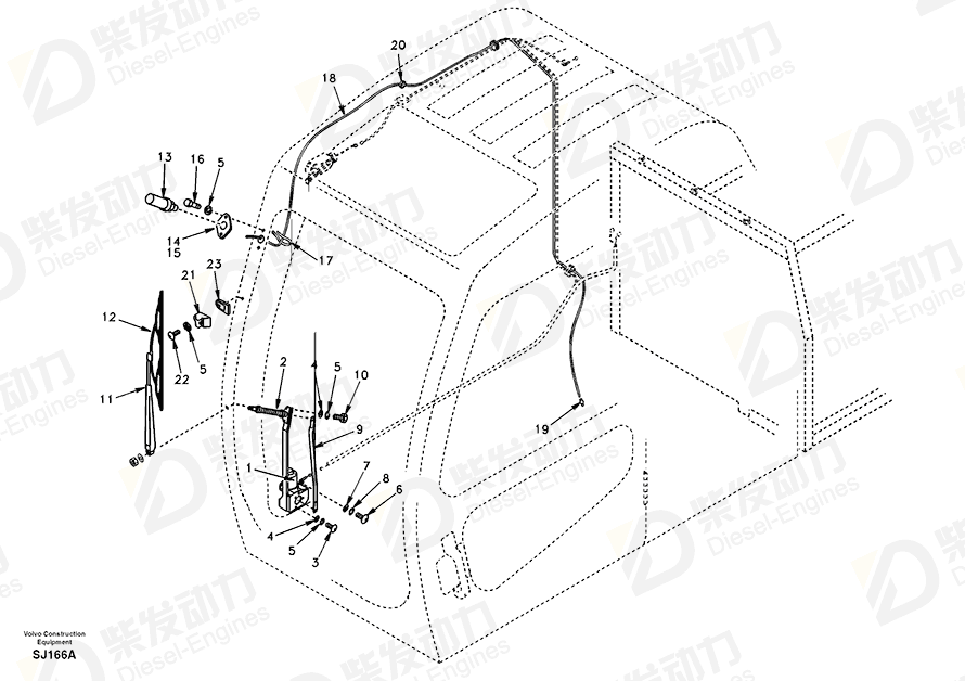 VOLVO Link SA1123-00970 Drawing