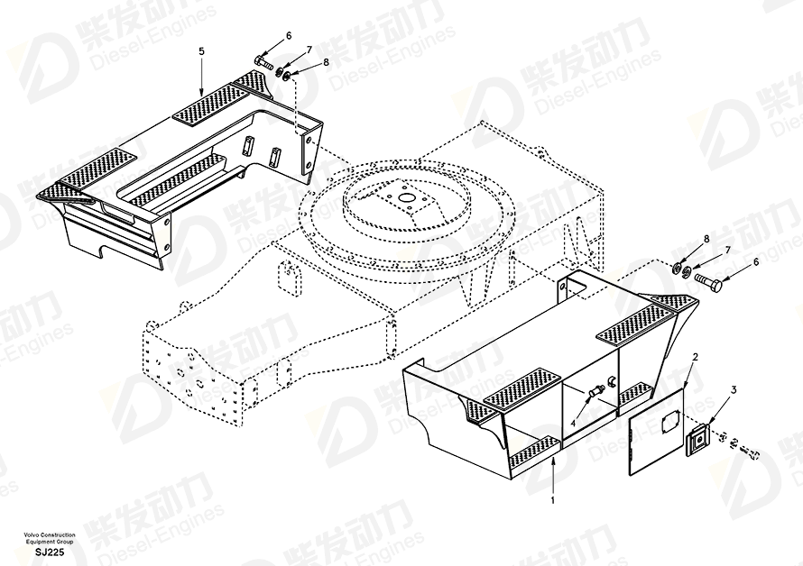 VOLVO Latch SA1162-00221 Drawing VOLVO Latch SA1162-00221 Drawing
