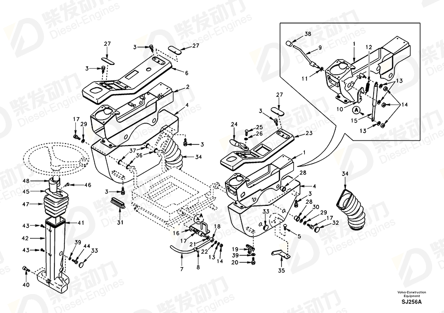 VOLVO Cross recessed screw 14880566 Drawing