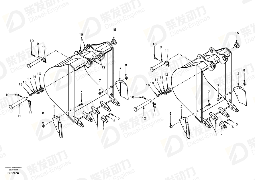 VOLVO Ring SA9524-00127 Drawing