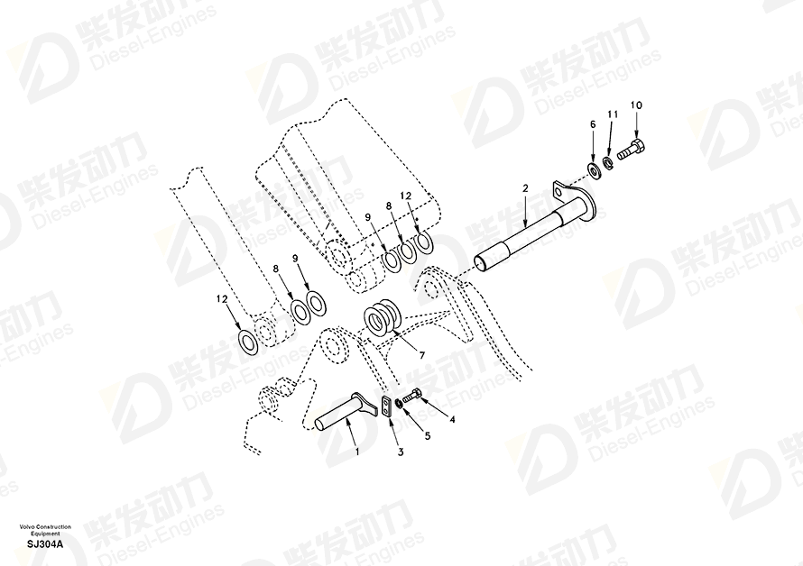 VOLVO SHIM SA1173-01210 Drawing