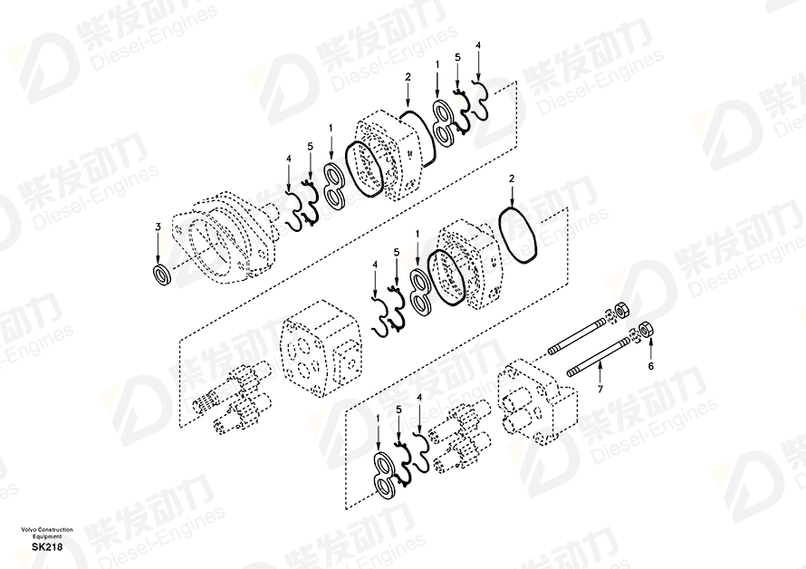 VOLVO Seal SA8230-14900 Drawing