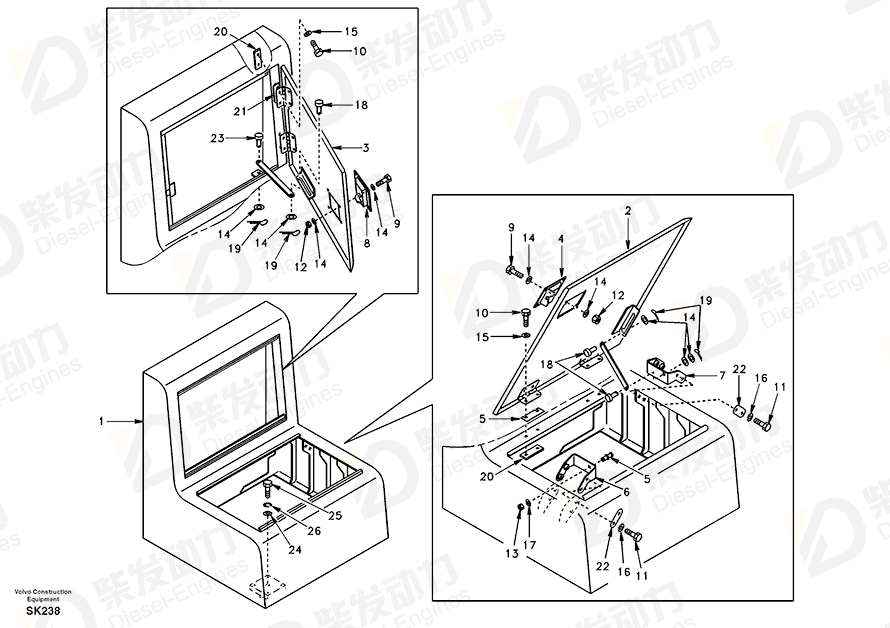 VOLVO Lock nut SA9131-10600 Drawing