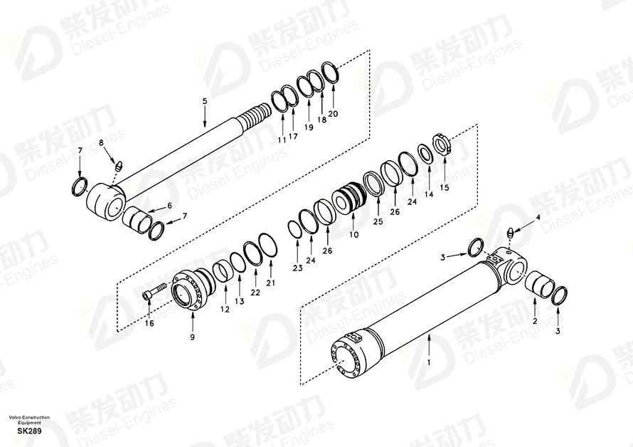 VOLVO Back-up ring SA9566-31100 Drawing VOLVO Back-up ring SA9566-31100 Drawing