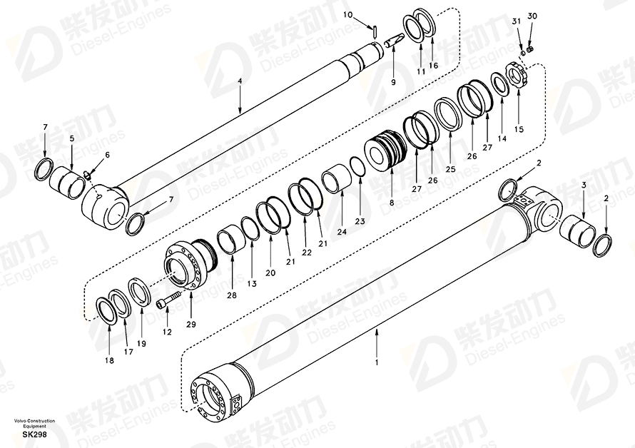 VOLVO O-ring SA9511-12110 Drawing