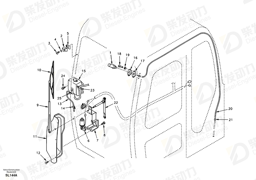 VOLVO Stop SA1123-00980 Drawing