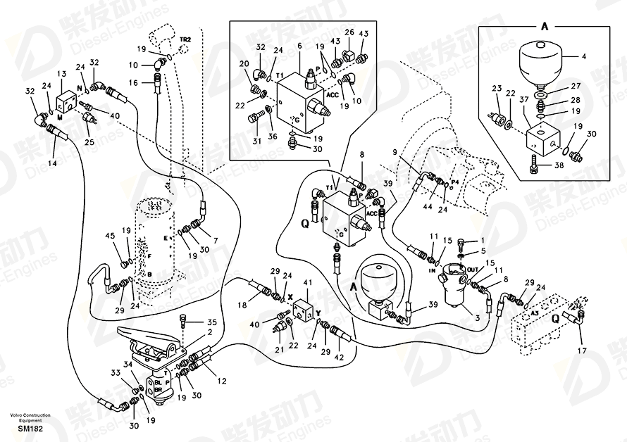 VOLVO Gasket SA9426-20020 Drawing VOLVO Gasket SA9426-20020 Drawing