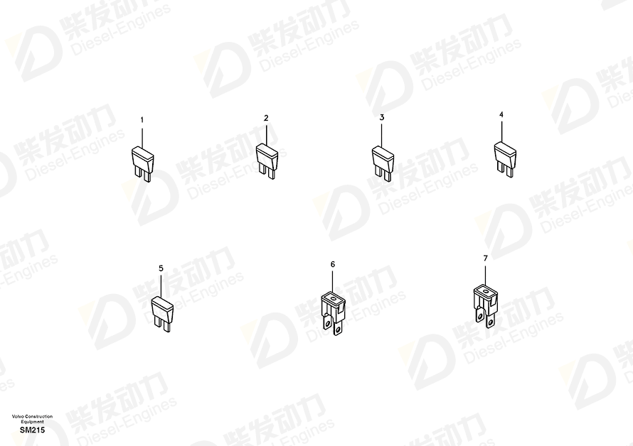 VOLVO Fuse SA9877-30000 Drawing