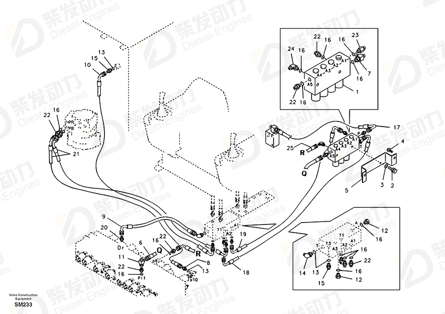 VOLVO WASHER SA9211-08000 Drawing