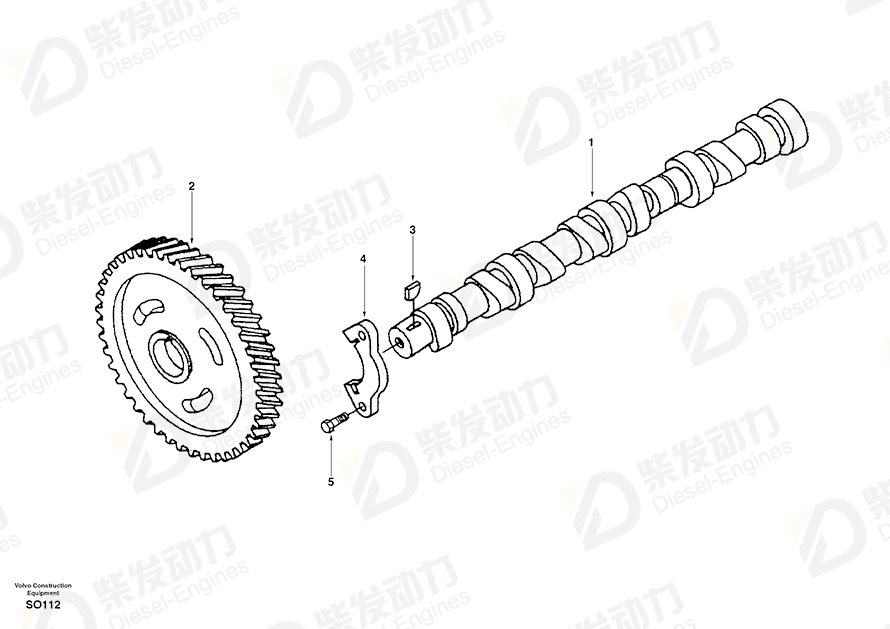 VOLVO Key SA3902332 Drawing