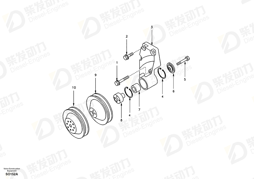 VOLVO Screw SA3902114 Drawing