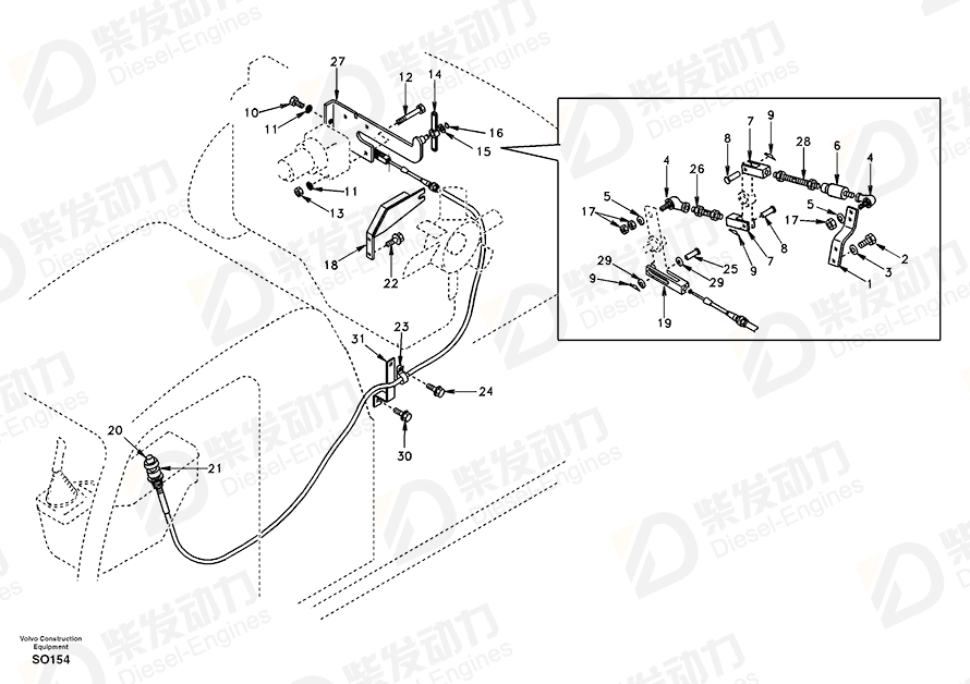 VOLVO ROD SA1118-00231 Drawing VOLVO ROD SA1118-00231 Drawing