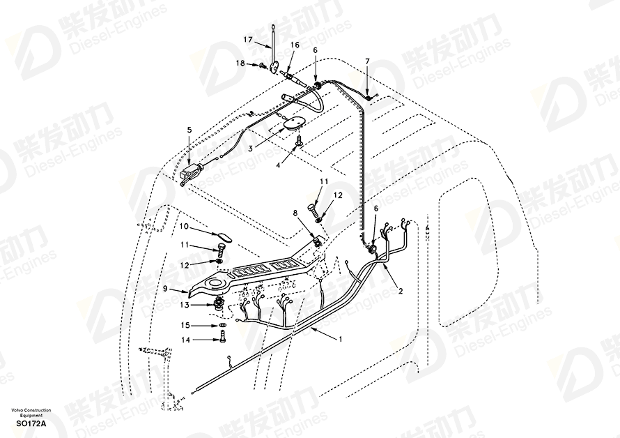 VOLVO Grommet SA1123-02080 Drawing