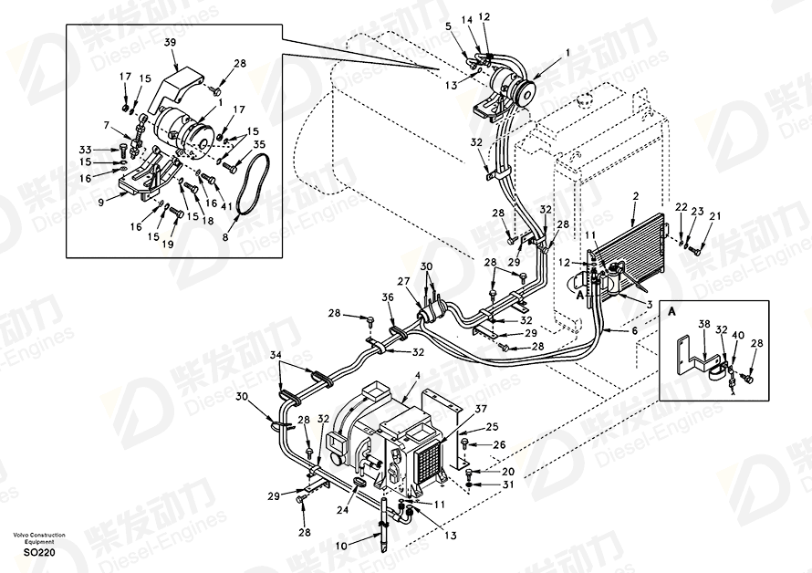 VOLVO Plate SA1125-01252 Drawing