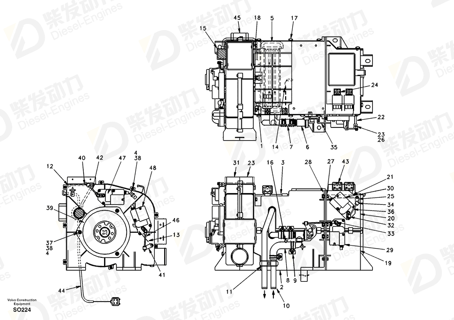 VOLVO Clip SA2025-02220 Drawing VOLVO Clip SA2025-02220 Drawing