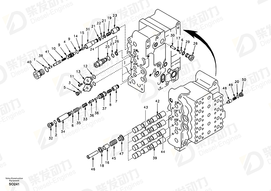 VOLVO Cap SA8230-12030 Drawing