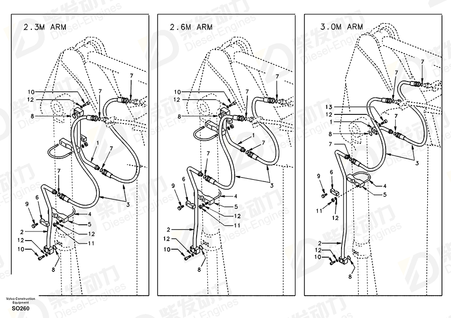 VOLVO Hex. socket screw 967636 Drawing