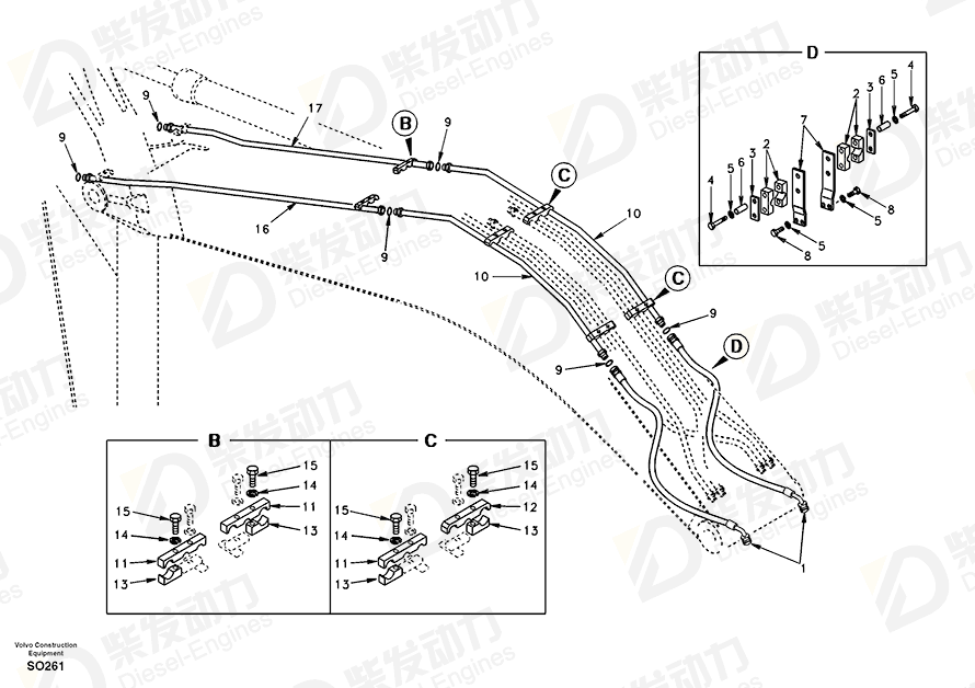 VOLVO Shim SA1174-53500 Drawing