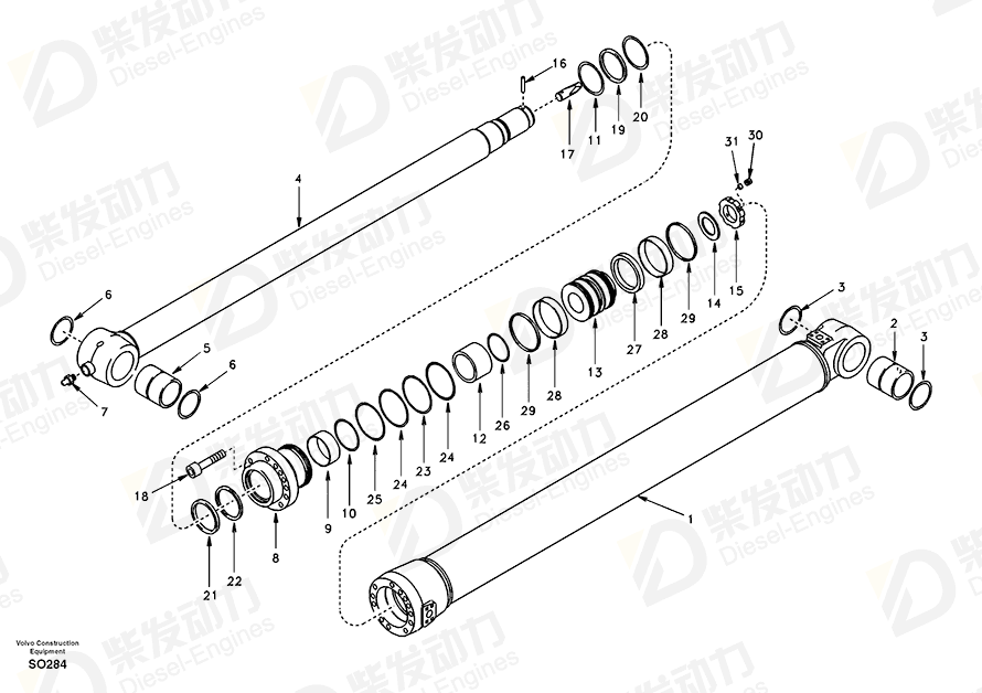 VOLVO Head SA1146-00610 Drawing VOLVO Head SA1146-00610 Drawing