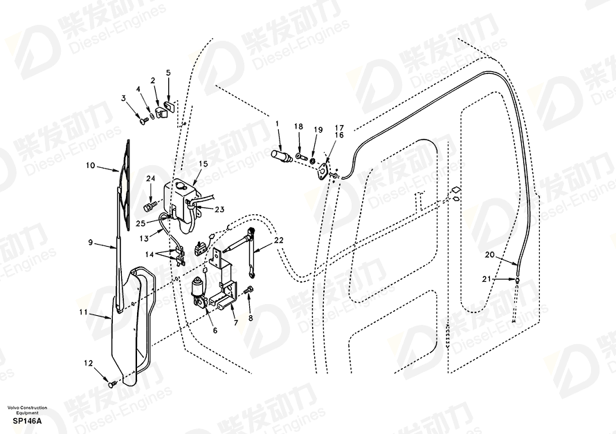 VOLVO Plate SA1023-00730 Drawing