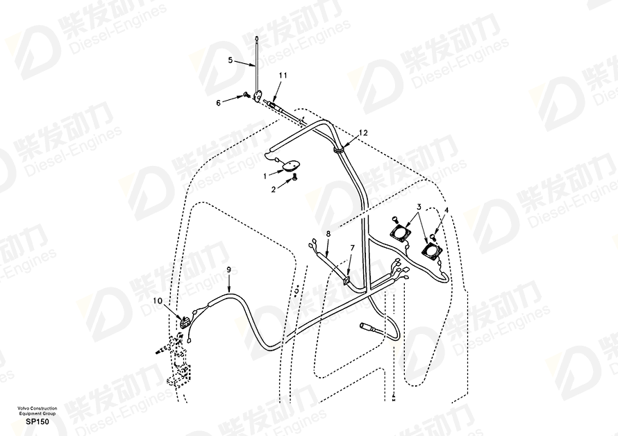 VOLVO Speaker SA1123-05180 Drawing